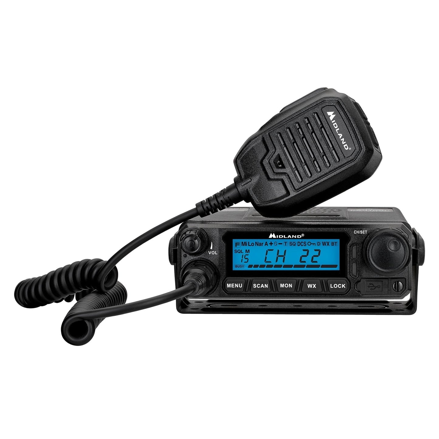 Midland MXT500 MicroMobile Two-Way Radio GMRS 50W
