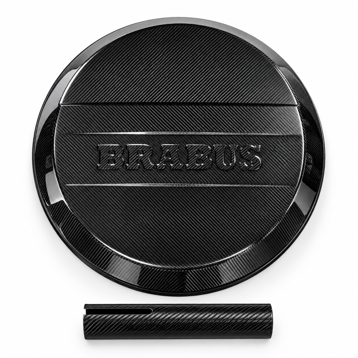 BRS Style Carbon Fiber Rear Spare Tire Cover for Mercedes AMG G Wagon G63 W463 W464