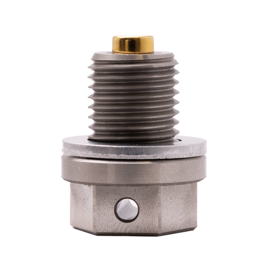 GoldPlug | M14x1.5 | MP02 | USA | Magnetic Drain Plug | Stainless | Fits all Honda, Acura, Kia, Ford PowerStroke 2011-2025, RAM 1500, Duramax 2001-2016 M14x1.5 | SW02 Washer Included |
