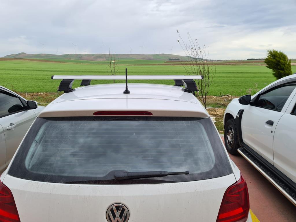 Smooth Roof Rack Cross Bars Set for Audi A3 Hatchback 1999 - 2003