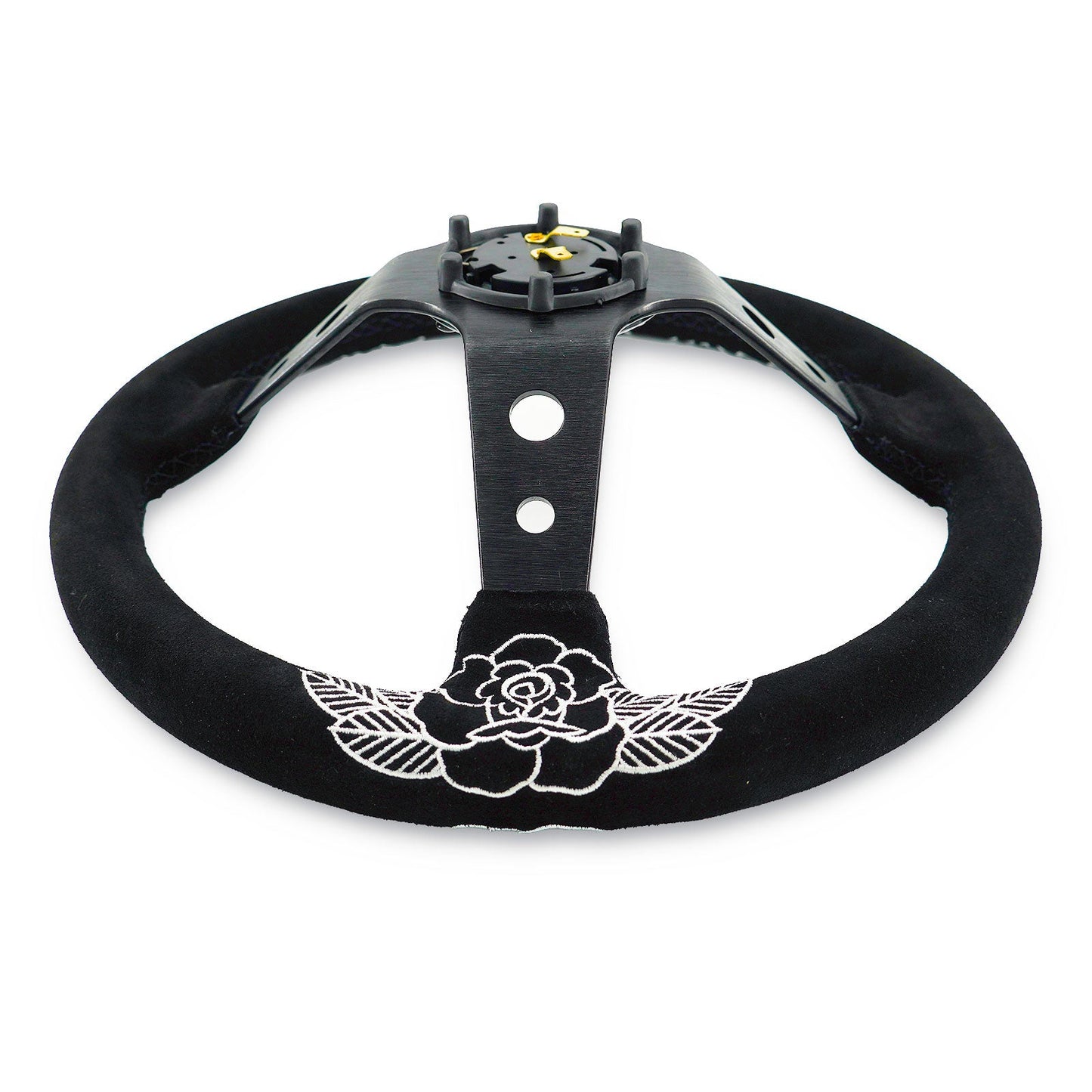 BW Rose Steering Wheel + Hub Adapter Kit For Toyota Pickup, Corolla, 4Runner, MR2, Camry