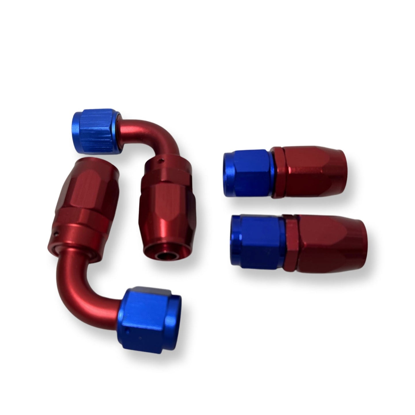 10AN/8AN/6AN Fitting Stainless Steel Braided Oil Fuel Hose Line Kit 5Feet Red