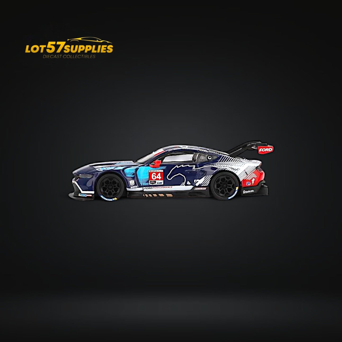 (Pre-Order) Mini-GT Ford Mustang GT3 #64 FMM 2024 IMSA Daytona 24 Hrs #898 1:64