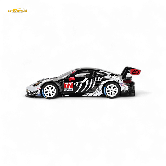 (Pre-Order) MiniGT Porsche 911 GT3 R - #77 AQ Racing 2025 IMSA Petit Le Mans Skeleton - 1:64