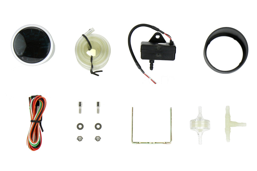 2-1/16" Amber / White  Electrical Boost Gauge