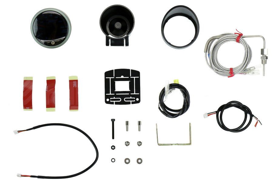 2-1/16" Premium Amber / White EGT Gauge