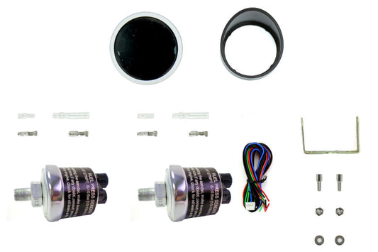 2-1/16" Digital Dual Air Pressure Gauge - LCD Display