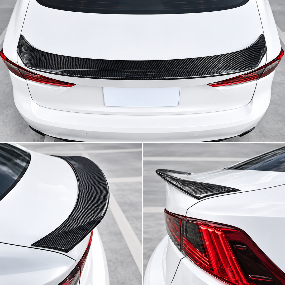 Dry Carbon Fiber Rear Trunk Spoiler for Lexus IS250 IS300 IS350