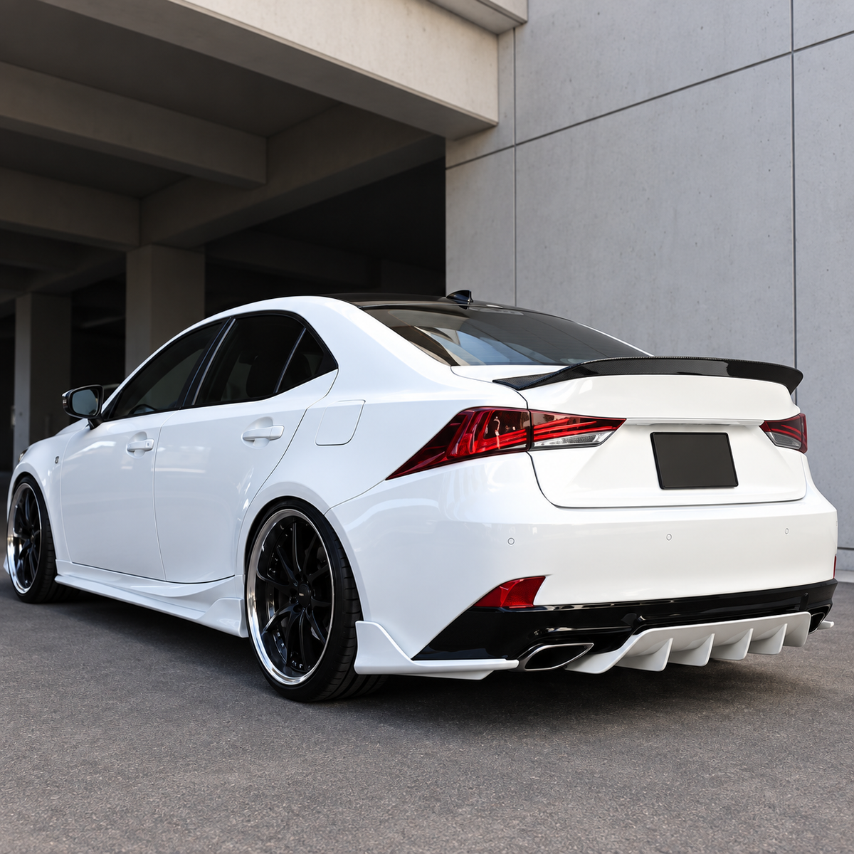 Dry Carbon Fiber Rear Trunk Spoiler for Lexus IS250 IS300 IS350