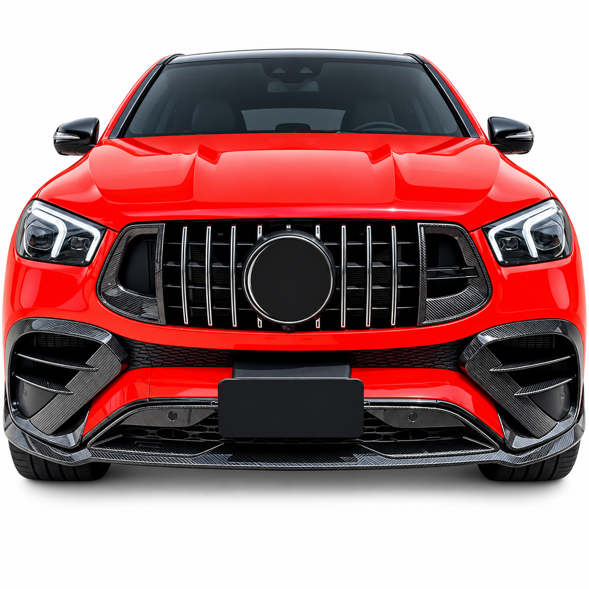 Carbon Fiber Front Bumper Lip Splitter for Mercedes W167 C167 GLE450 GLE53 GLE63 AMG