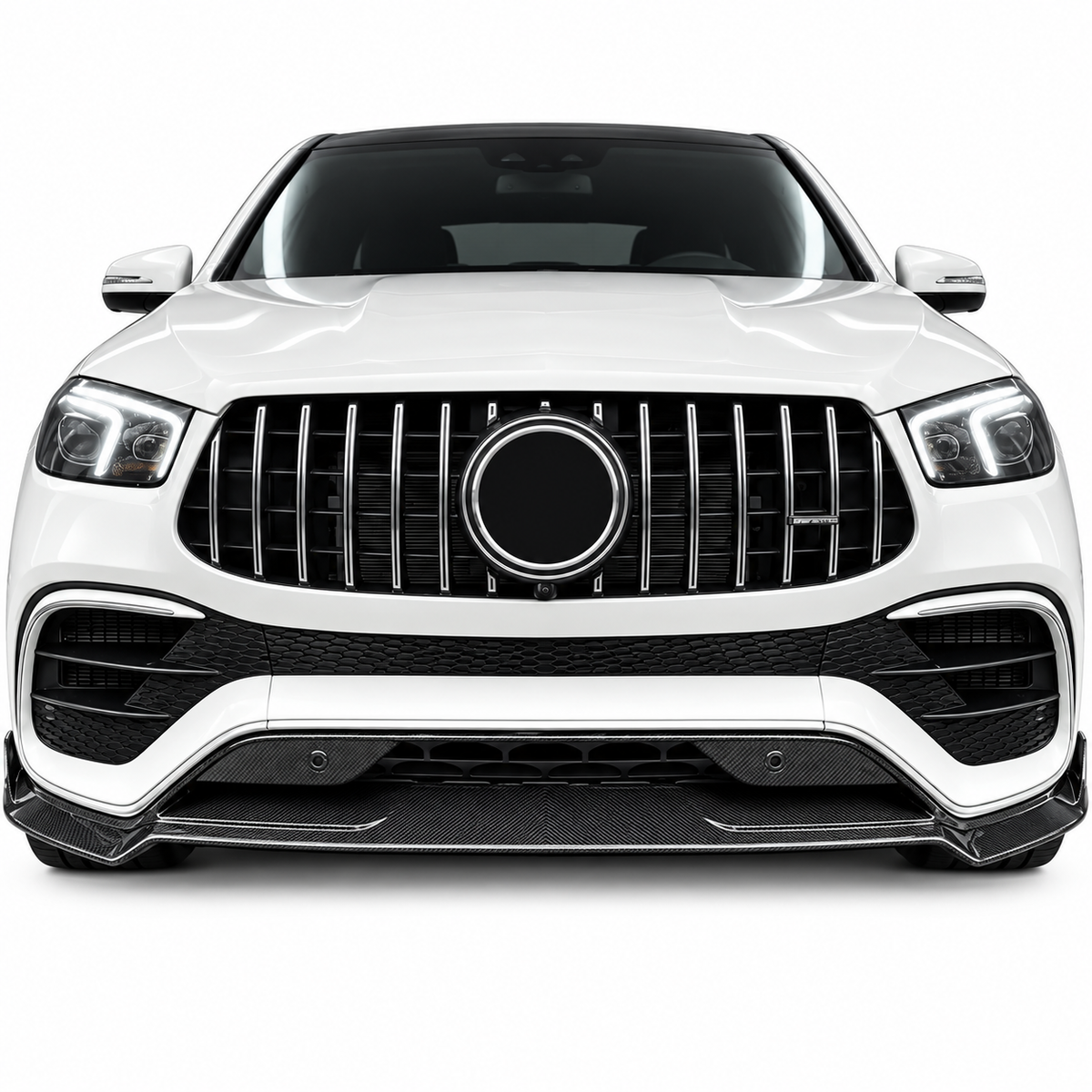 Carbon Fiber Front Bumper Lip Splitter for Mercedes W167 C167 GLE450 GLE53 GLE63 AMG