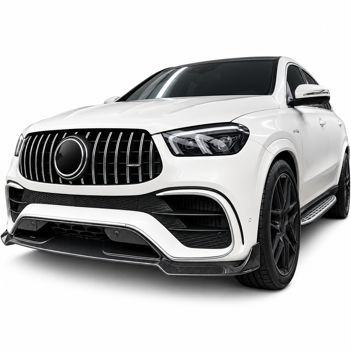 Carbon Fiber Front Bumper Lip Splitter for Mercedes W167 C167 GLE450 GLE53 GLE63 AMG