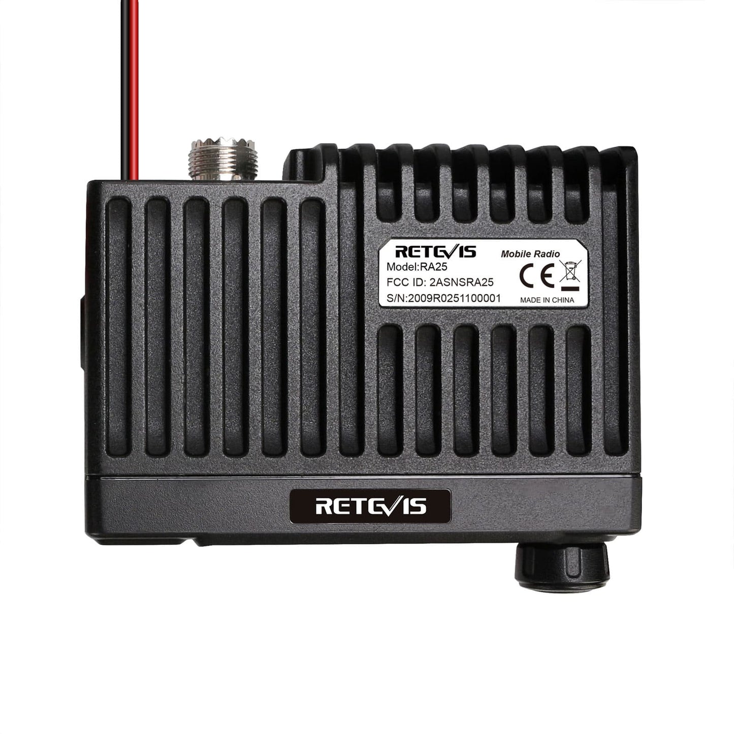 Retevis RA25 Mobile Repeater-Capable GMRS Radio 20W