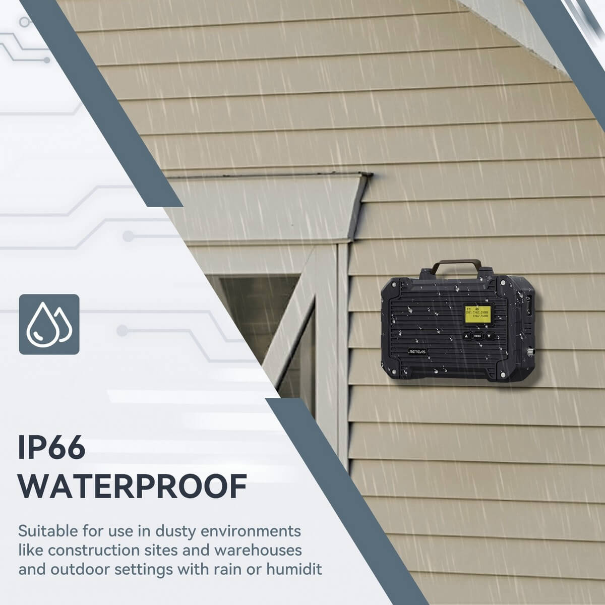 Retevis RT97L 25W Waterproof GMRS Repeater