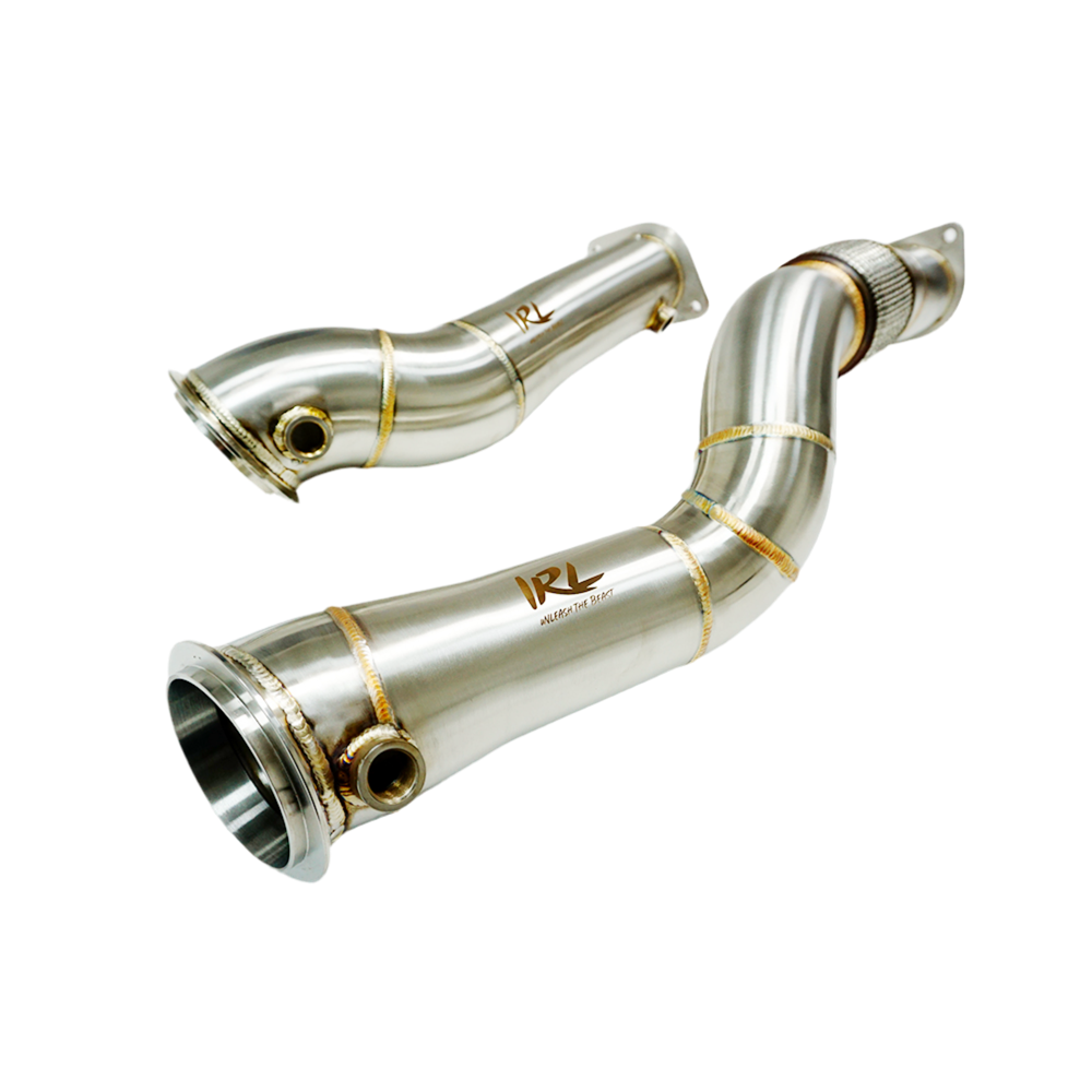 G8X S58 3.5" Catless Maxflow Downpipes