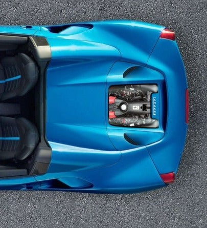 Ferrari 488GTS/Pista - Carbon Fiber + Glass Bonnet (Design S)