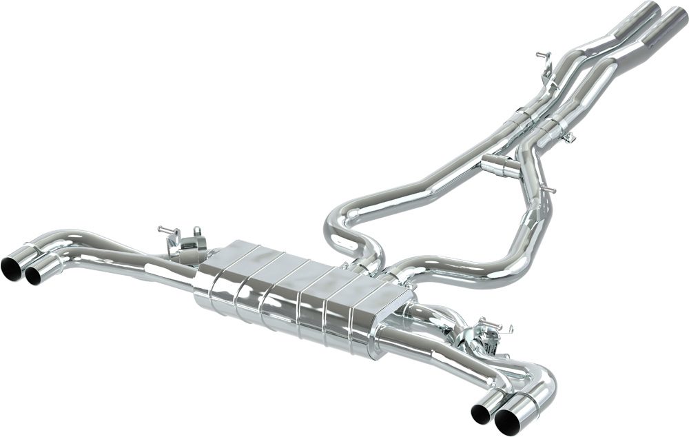 Audi RSQ3 - ECE Valved Exhaust with MidPipes for OEM Tips (OE Actuators)