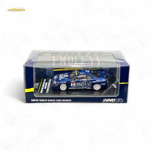 Inno64 NISSAN SKYLINE GT-R (R34) #3 "ENDLESS ADVAN"  Super Taikyu Series 2002 Winner 1:64