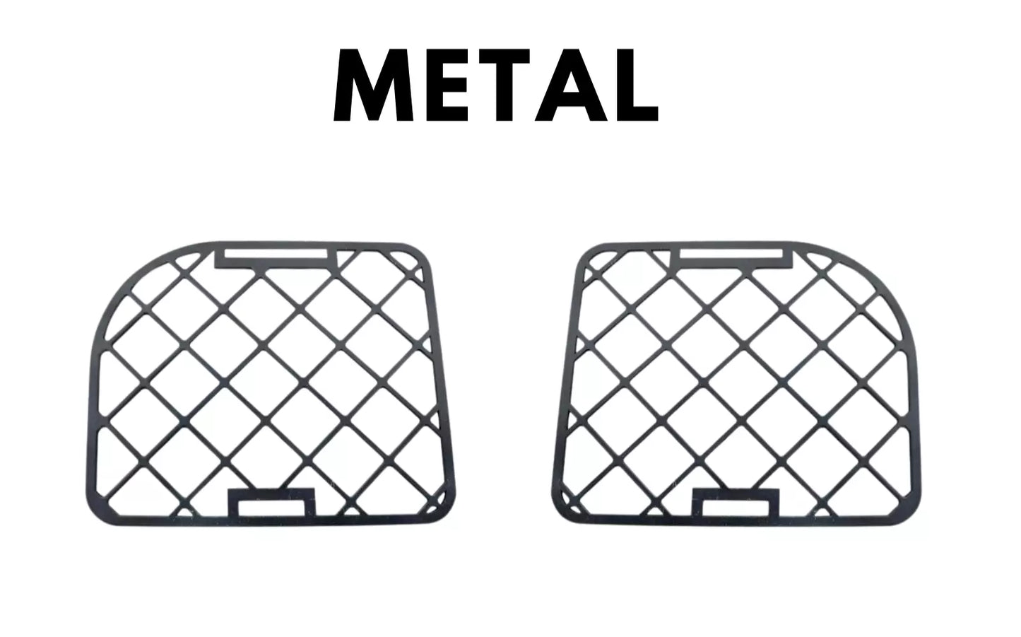 Bmw E36 Compatible M-tech Bumper Slat Type 3 Pieces Grill Set