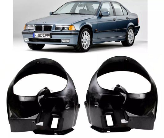 Bmw E36 1992-1999 Compatible Fender Liner Set Front Driver Passenger Side