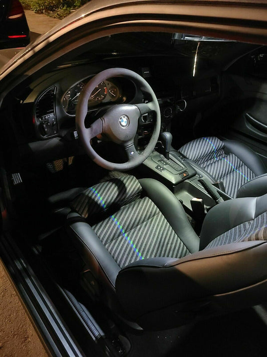 Bmw Alpina E46 E60 E30 E36 E34 E28 E21 M5 Compatible Interior Seat Cloth Fabric Upholstery