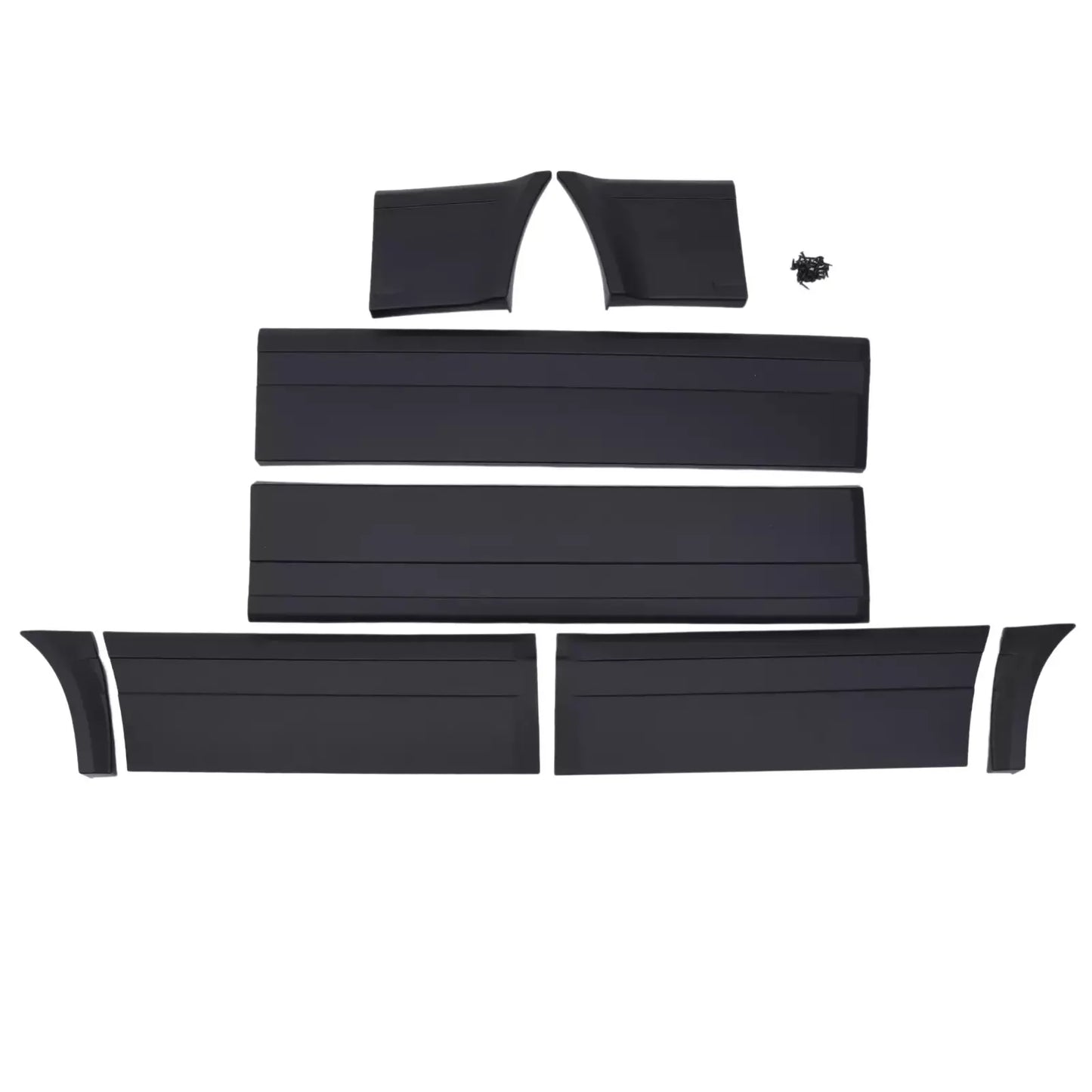 Bmw E30 Sedan Compatible Door Side Panel Kit M-Tech Performance Side Addon Pod Set 8 Pieces