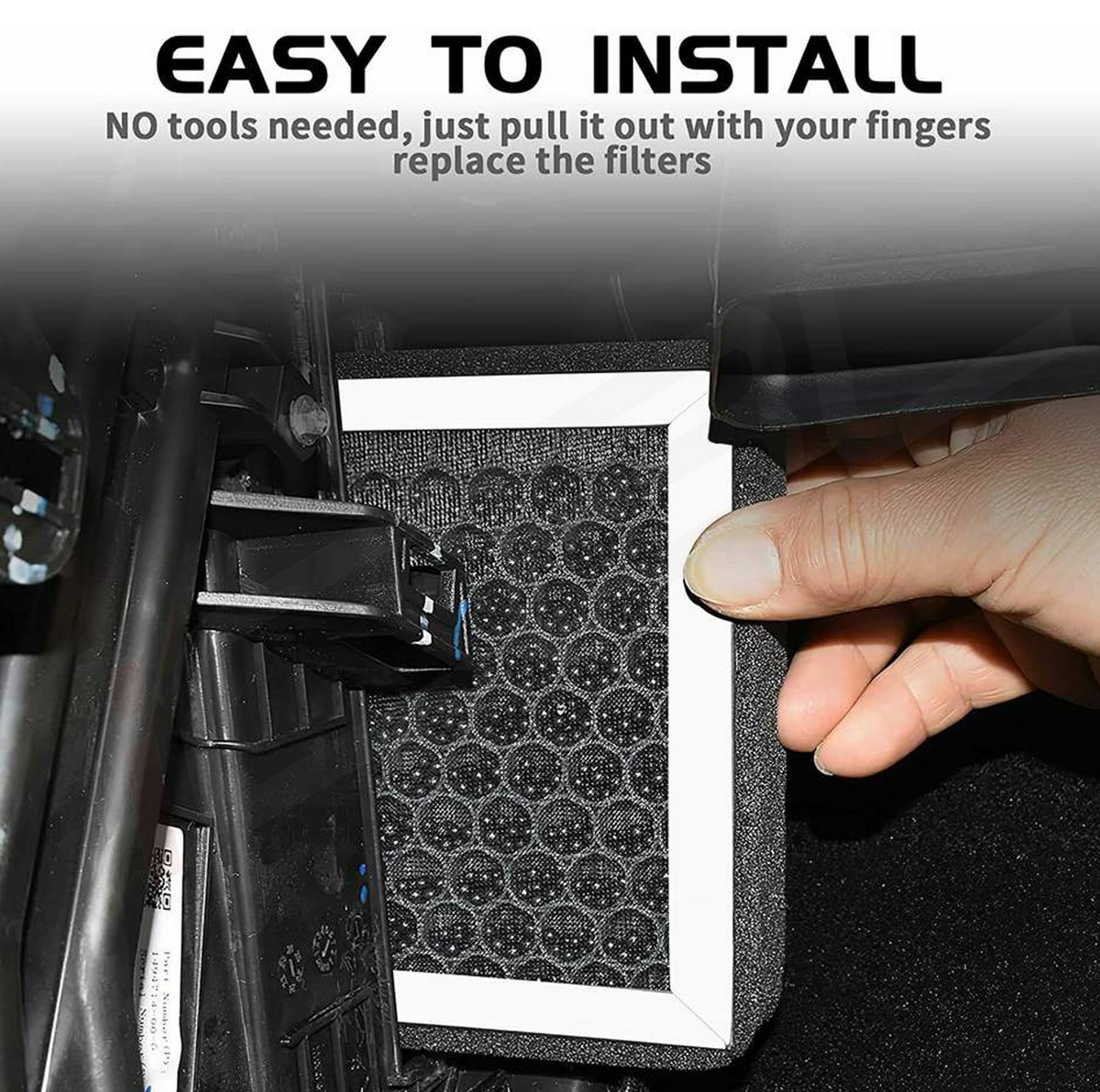Tesla Cabin Air Filter Air Condition AC for Model 3 & Model Y Set of 2 Pcs HEPA 2016+