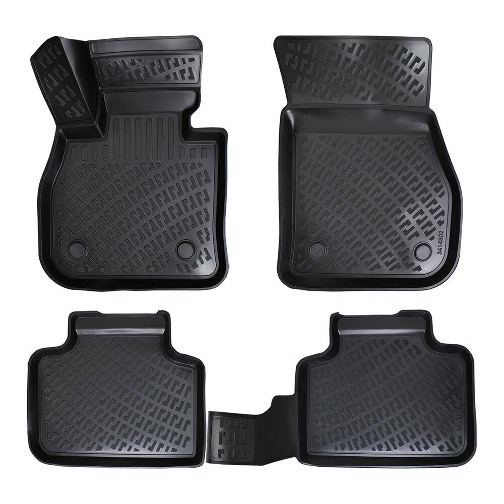 Custom Molded Rubber Floor Mat for BMW 2 Series F44 Gran Coupe 2019 UP Black