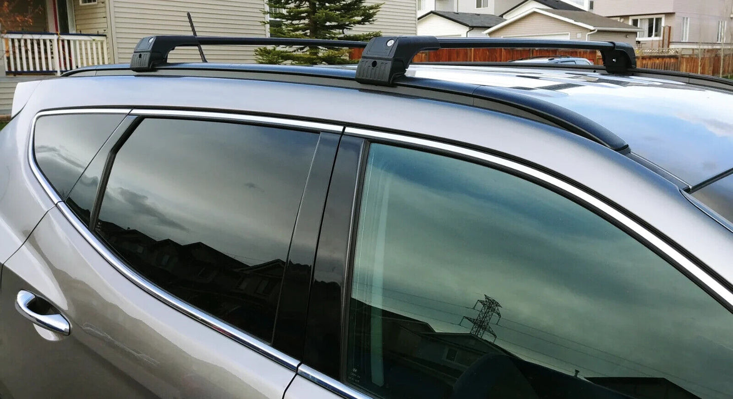 Bmw X3 G01 2018-UP Compatible Roof Racks Lockable Cross Bars Carrier Cargo Racks Rail Aluminium Black Set