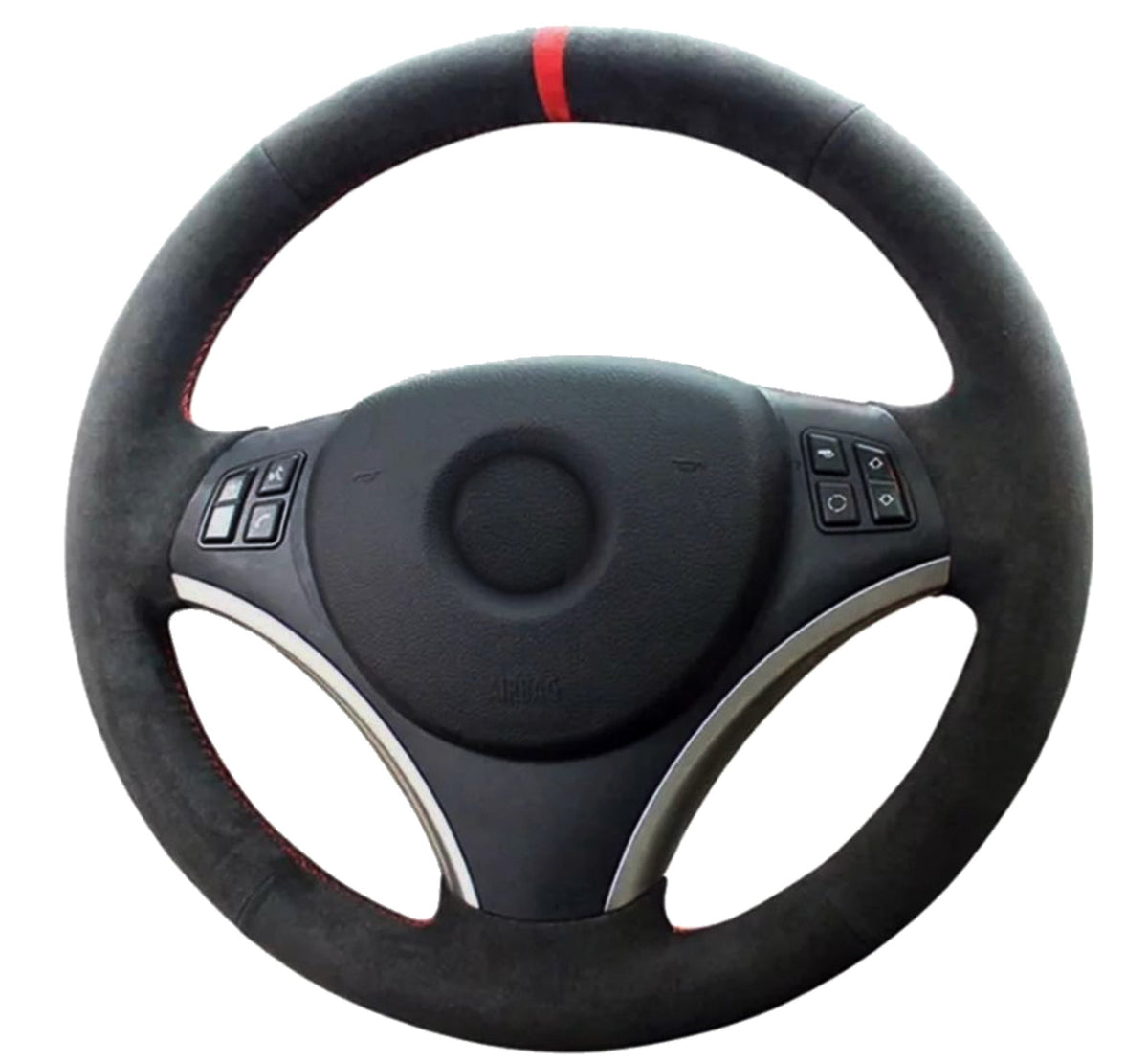BMW E-Series Alcantara Suede Steering Wheel Cover DIY