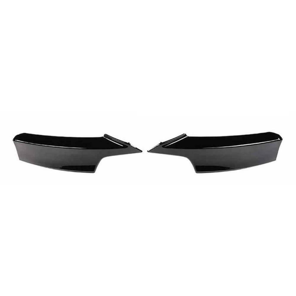 Piano Black Front Bumper Splitter Lip Flaps 2 pcs for BMW F30 3 Series 2012-2019
