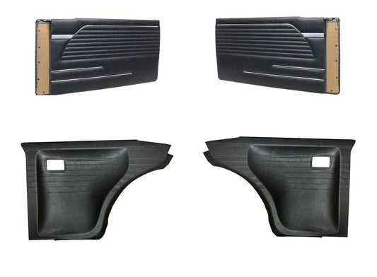 Bmw E10 2002 1966-1977 Compatible Interior Door Panels Set 4 Pieces