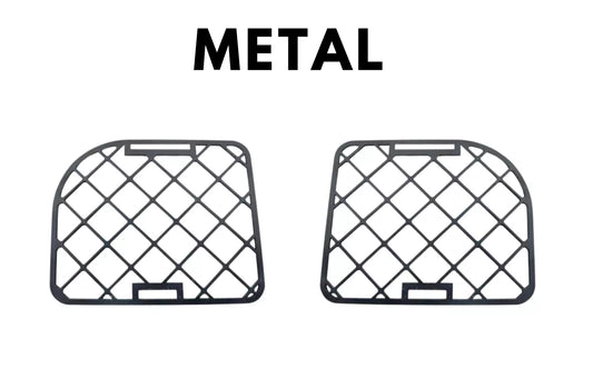 BMW E36 1992-1999 Compatible Bumper Metal Grille Set 2 Pieces