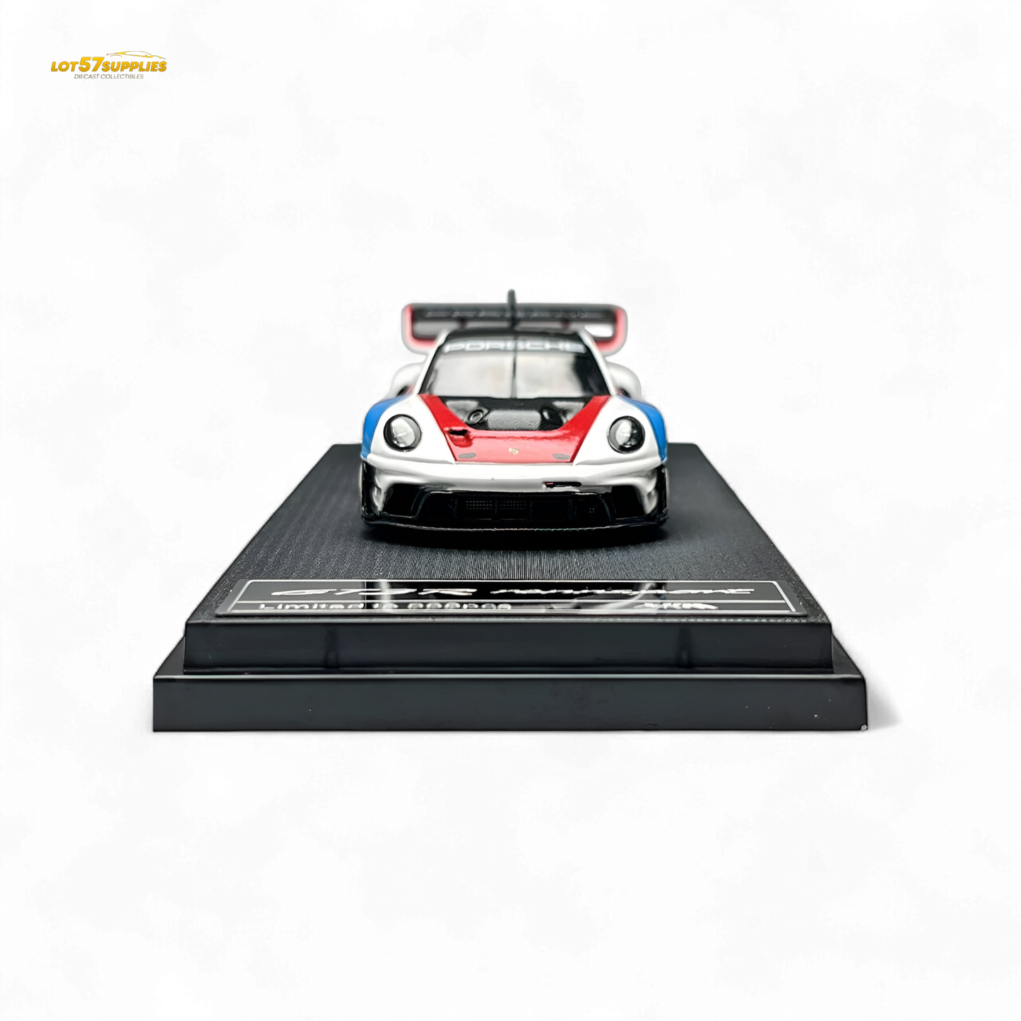 HKM Model Porsche 911 (992) GT3 R Rennsport White #911 1:64