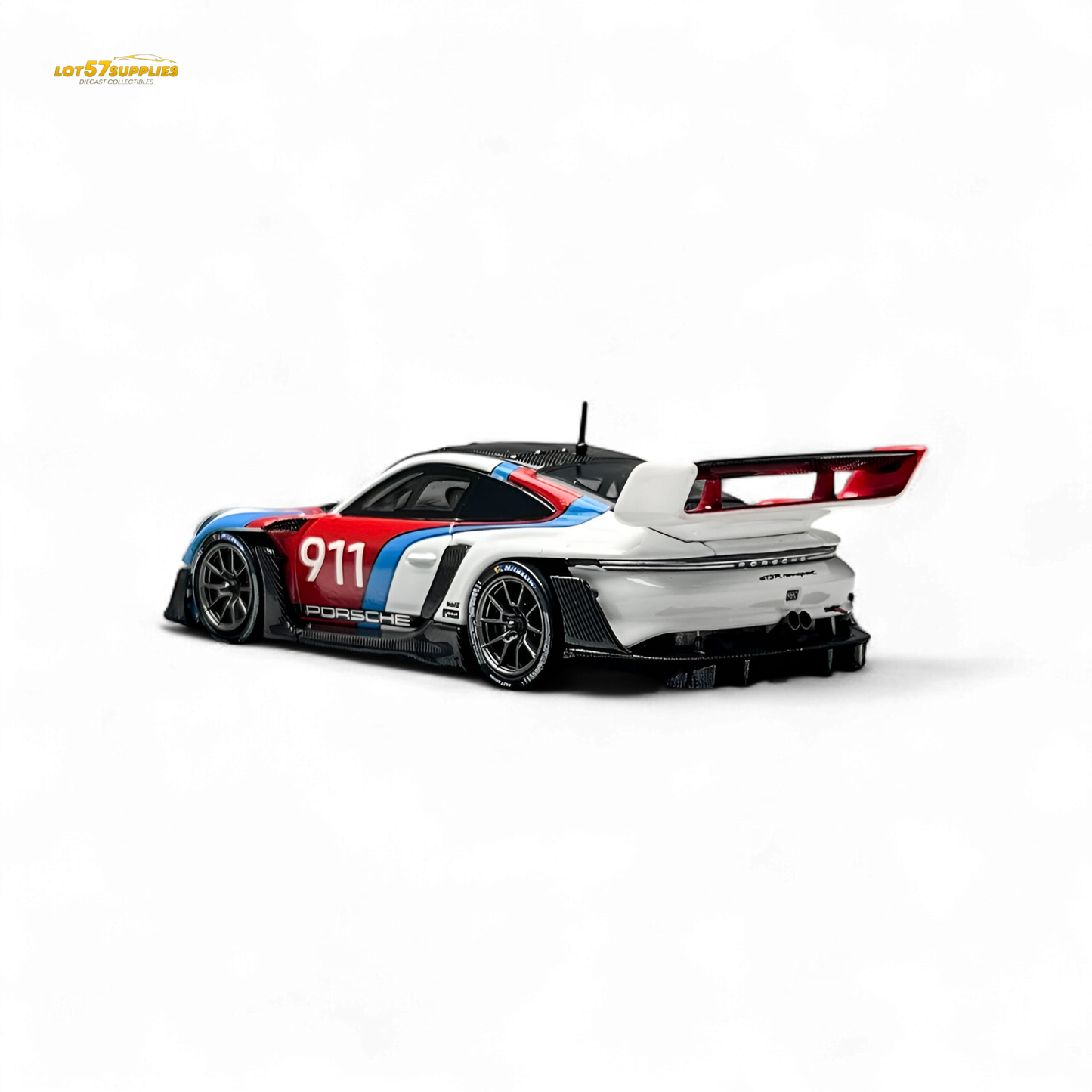 HKM Model Porsche 911 (992) GT3 R Rennsport White #911 1:64