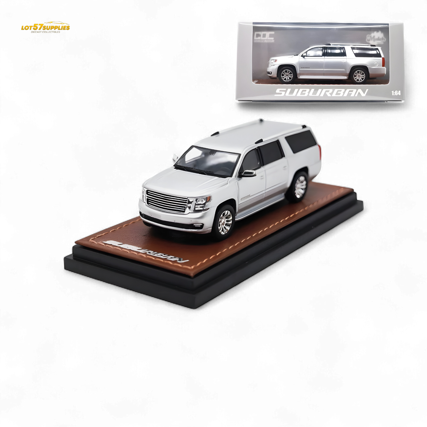 GOC Chevrolet Suburban 2015 - Silver 1:64
