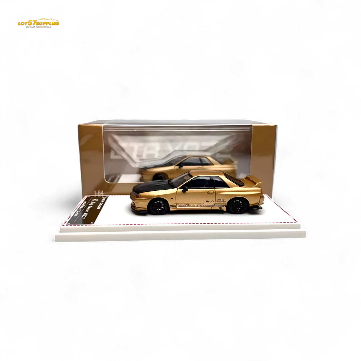 Focal Horizon Skyline GT-R R32 Top Secret Gold 1:64