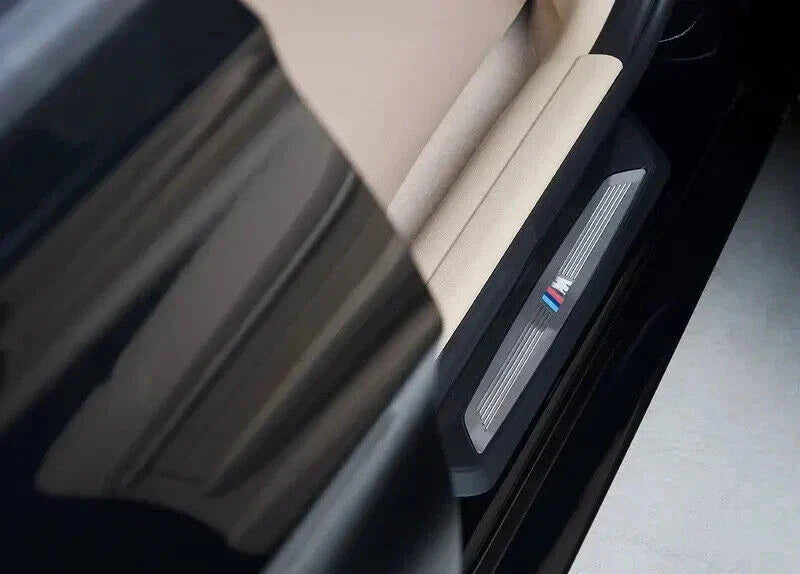 BMW F30 335i 2012-2018 Compatible Front & Rear Door Sill Scuff Step Plate Panel M Sport Set New