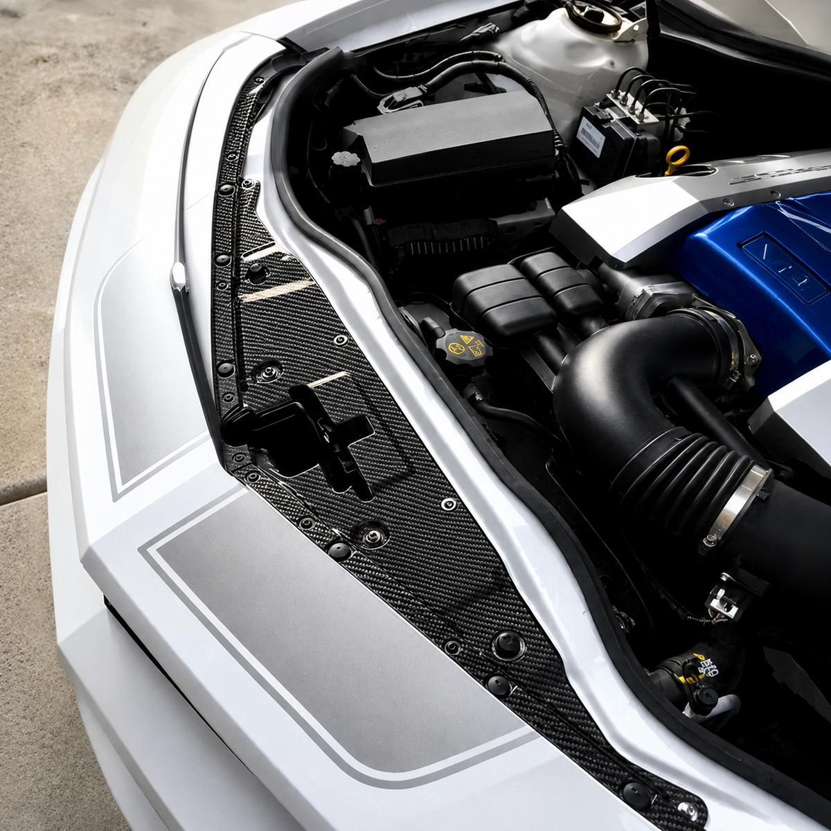 Dry Carbon Fiber Cooling Panel for Chevrolet Camaro