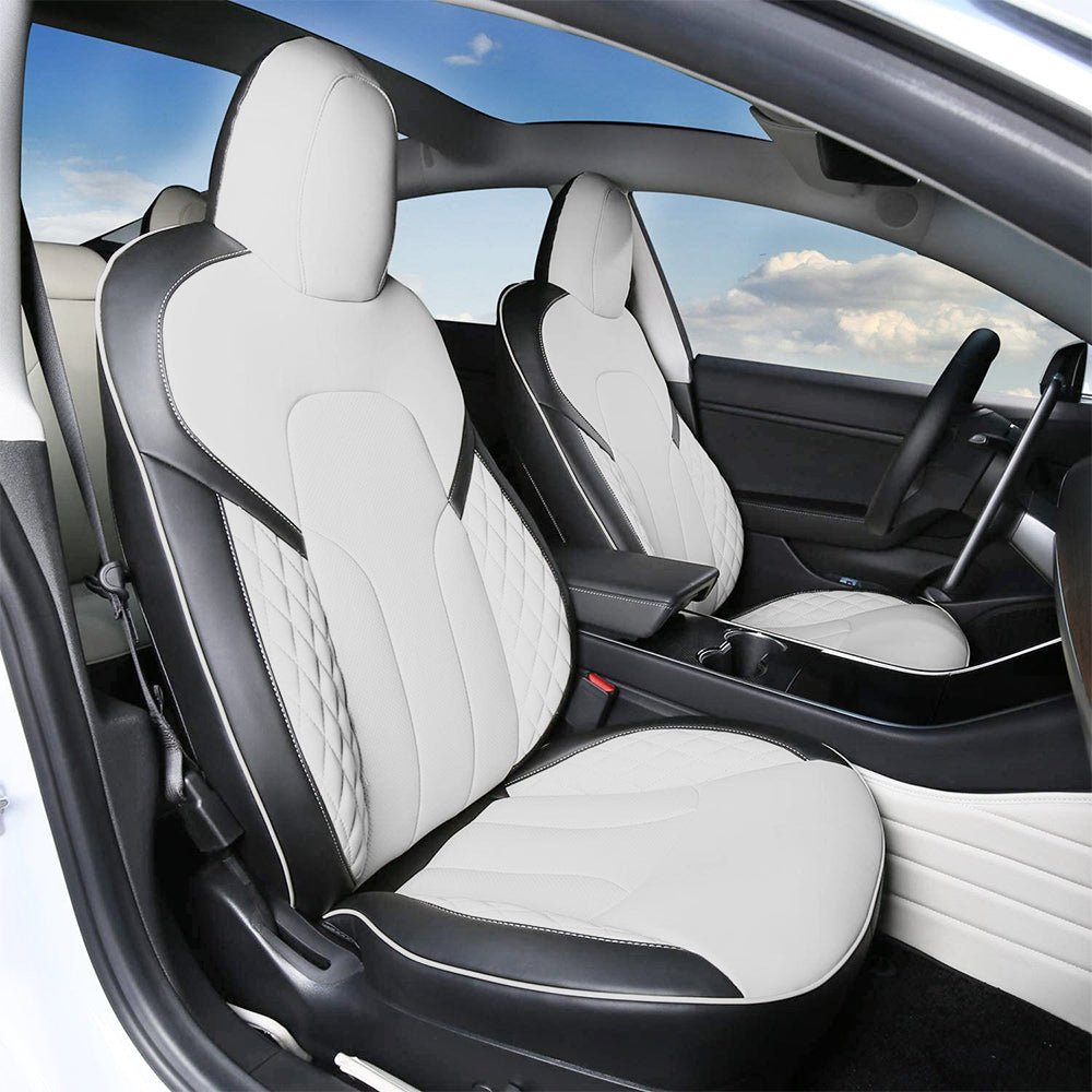 Seat Covers for Only Front Seats/Rear Seats for Tesla Model 3 & Model Y (5 Seater)