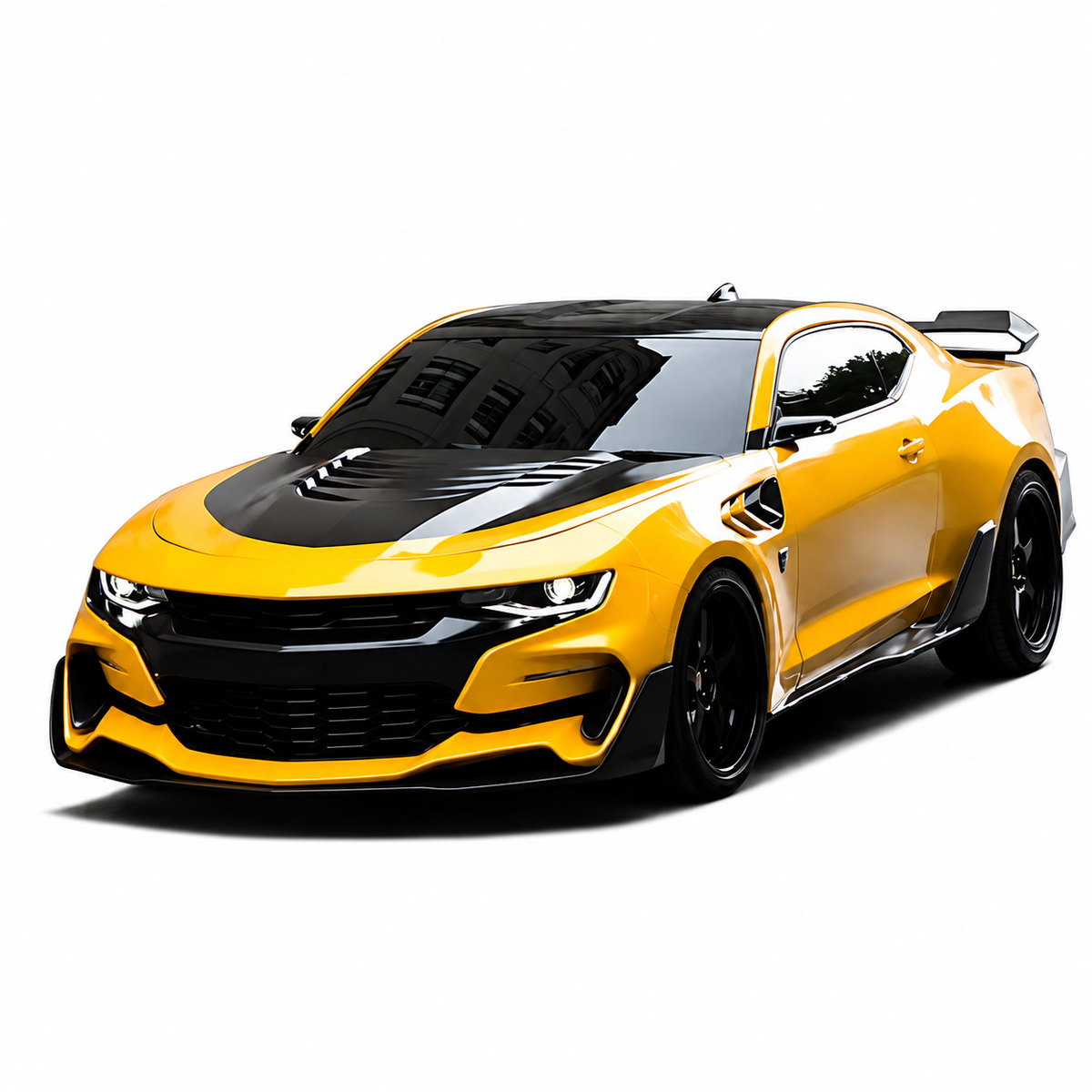Transformers Style Half Carbon Fiber Body Kit Chevrolet Camaro 6th Gen