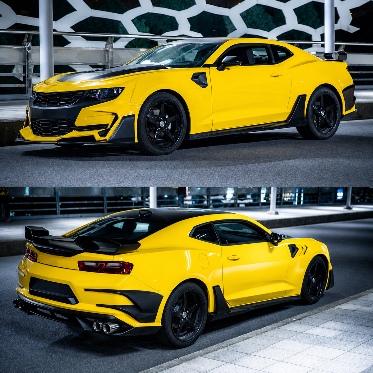 Transformers Style Half Carbon Fiber Body Kit Chevrolet Camaro 6th Gen