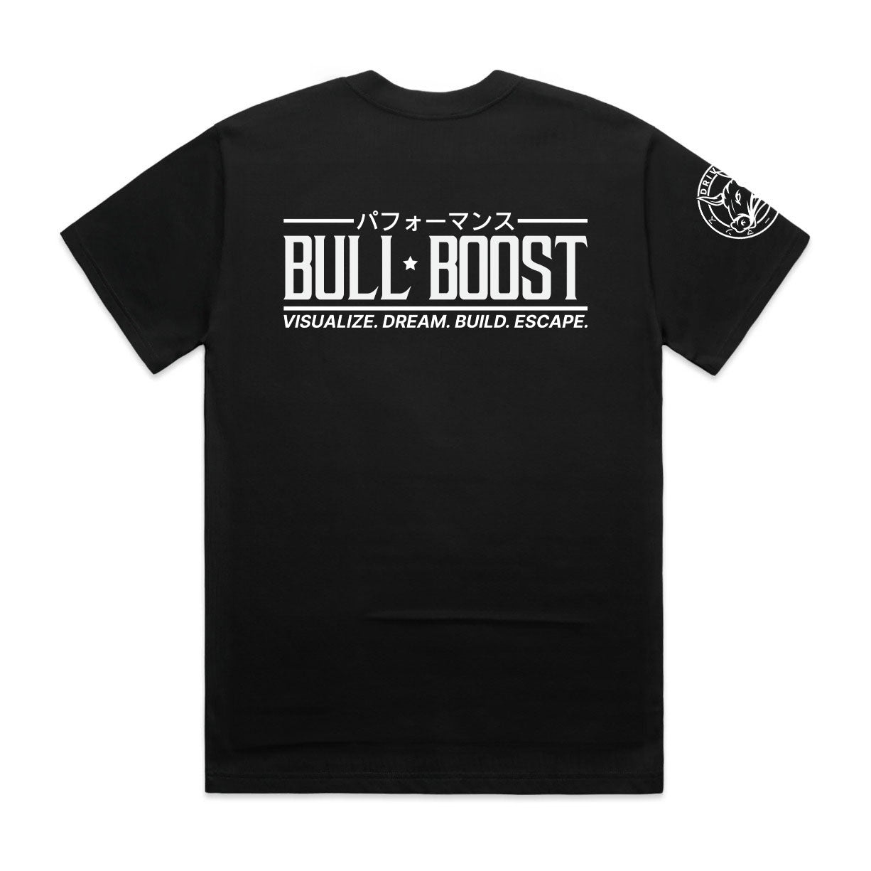 Bull Boost Performance Premium Automotive Cotton Crew Tee Shirts