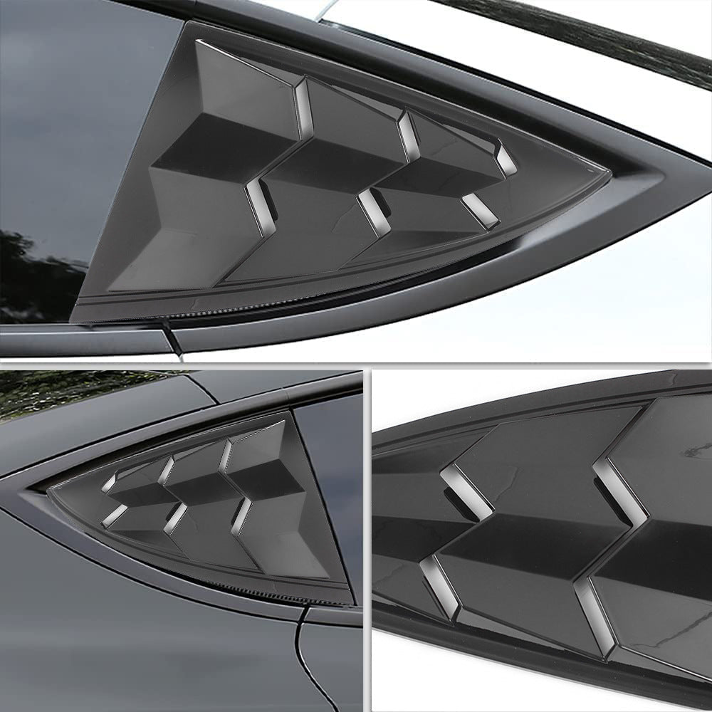 Rear Side Window Louvers Trim for Tesla Model 3 2017-2023 [2 PCS]