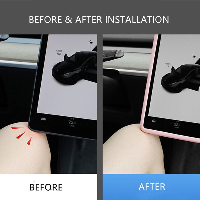 Silicone 15.4" Central Screen Protector Frame for Model 3 / Y