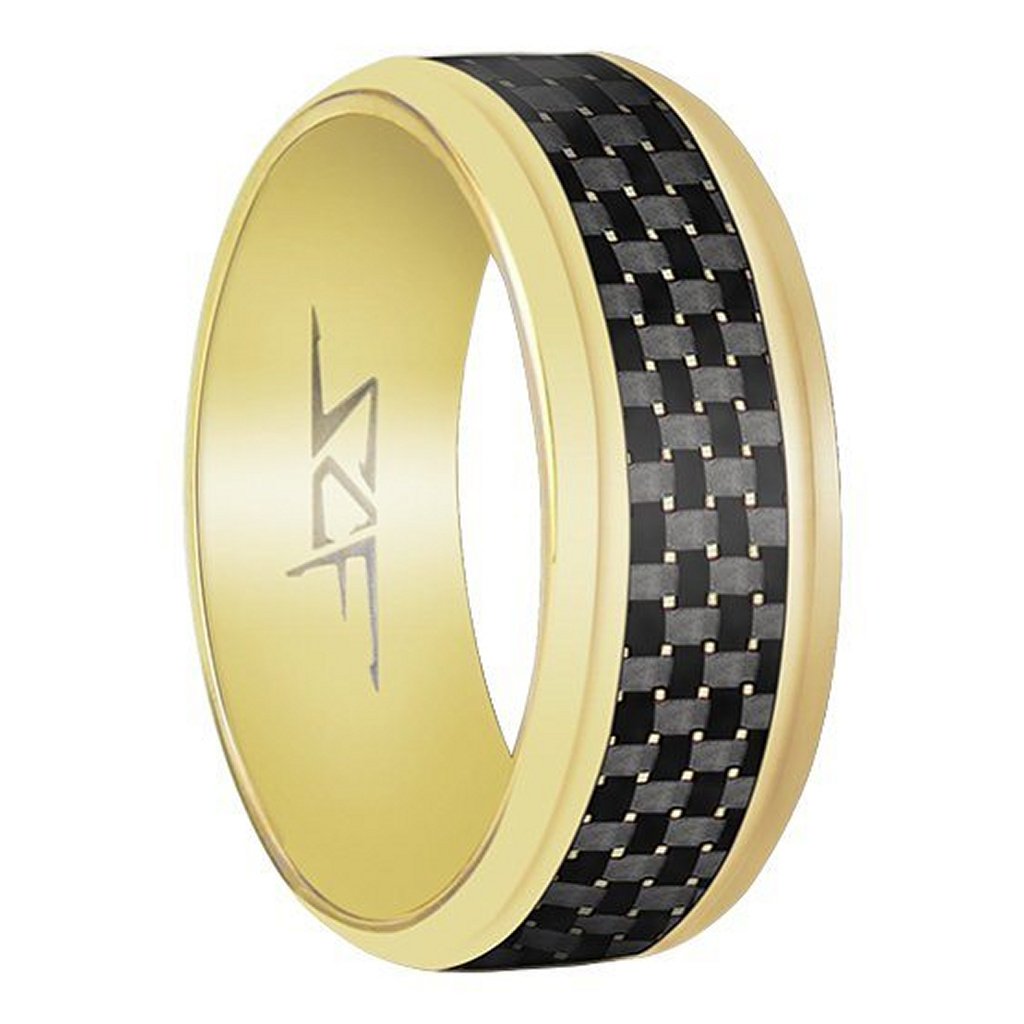 Real Carbon Fiber Ring | Black | Slate Series
