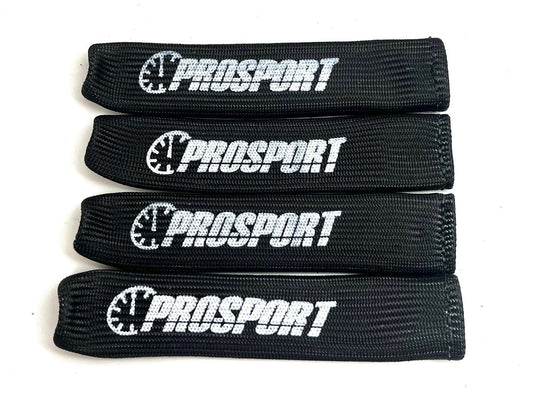 Spark Plug Wire Boots - Black w/ Logo [4pc]