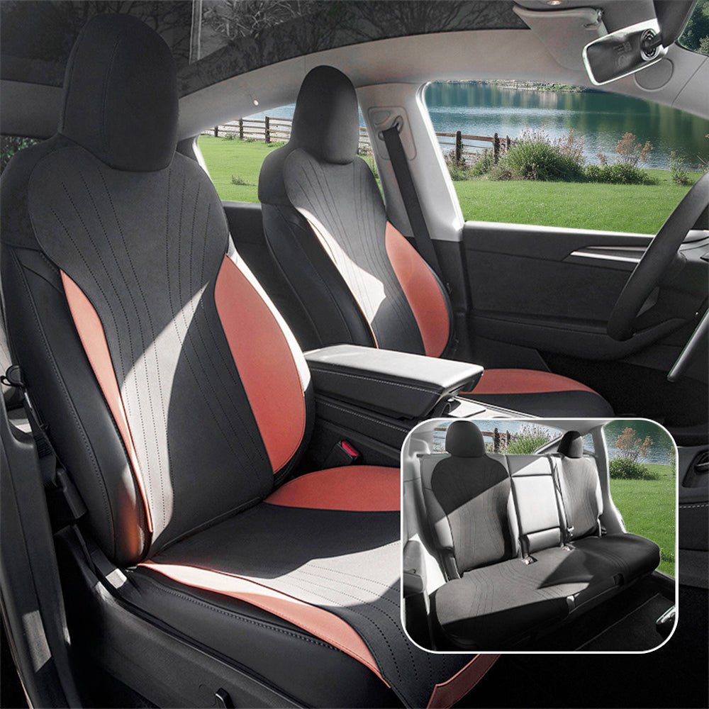 Suede Seat Covers for Tesla Model 3 & Model Y