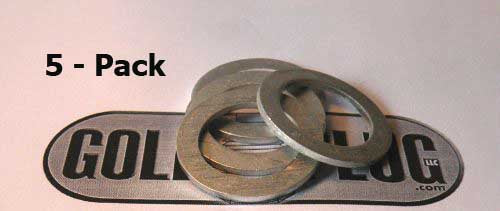 SW05 18mm GoldPlug Aluminum Drain Plug Crush Washer - 5-Pack
