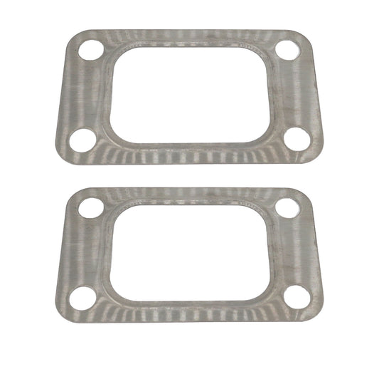 2 x Pack Garrett T4 Turbo Inlet Flange Gasket 4 Bolt 304 Stainless Steel USA New